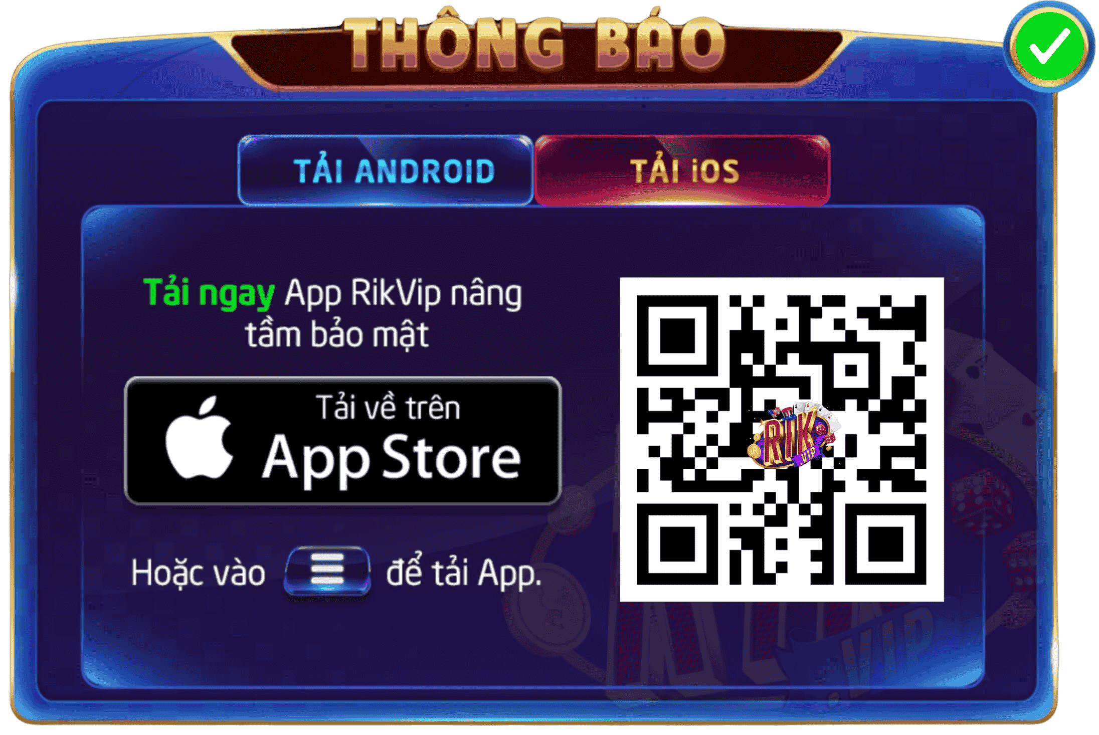 Tải app rikvip ios